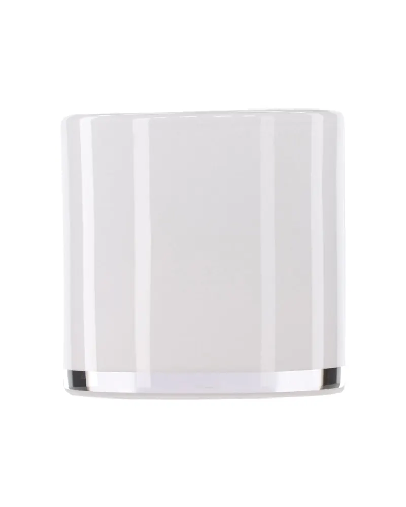 Glora zylindrisches Windlicht aus Glas in Ø 10 cm, Weiß, Ansicht 7