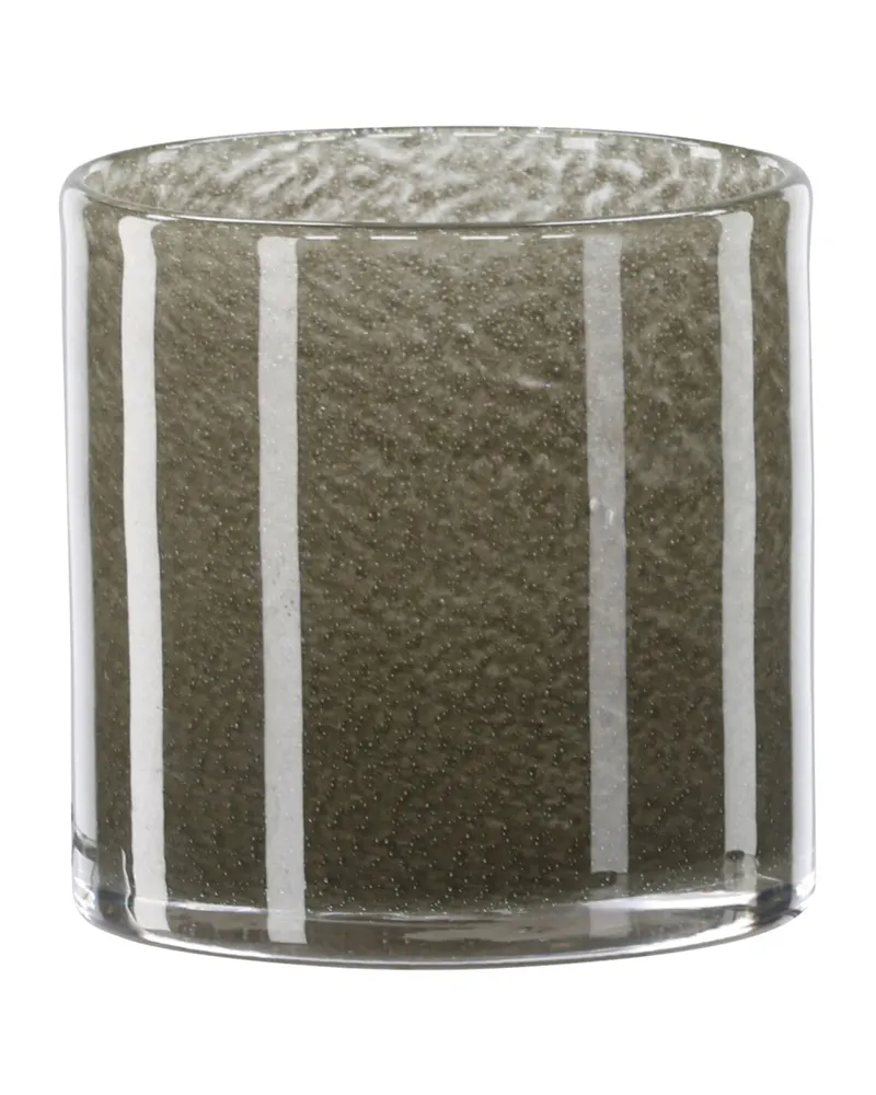 Glora zylindrisches Windlicht aus Glas in Ø 10 cm, Hellgrün, Ansicht 10