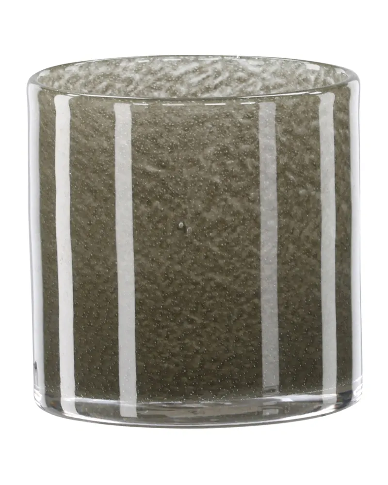 Glora zylindrisches Windlicht aus Glas in Ø 10 cm, Hellgrün, Ansicht 11