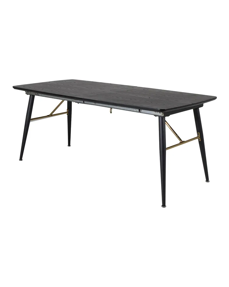 Gold ausziehbarer Esstisch 180 × 85 cm, Ansicht 3