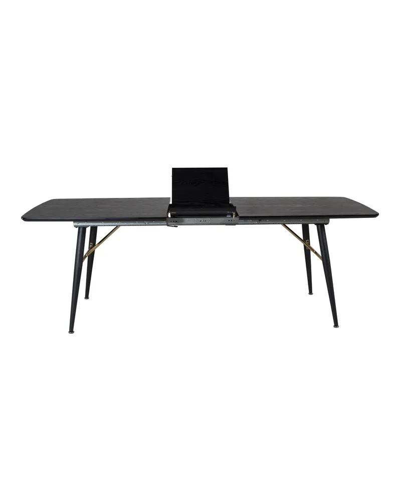 Gold ausziehbarer Esstisch 180 × 85 cm, Ansicht 4