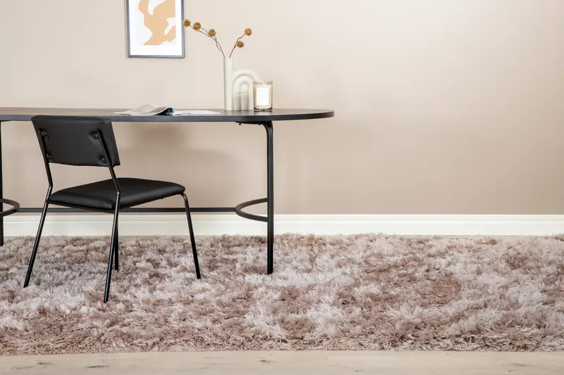 Grace Hochflor-Teppich mit Glanz in 300 × 200 cm, Beige, im Wohnraum, Ansicht 1