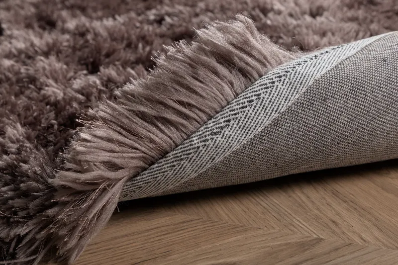 Grace Hochflor-Teppich mit Glanz in 300 × 200 cm, Braun, im Wohnraum, Ansicht 6