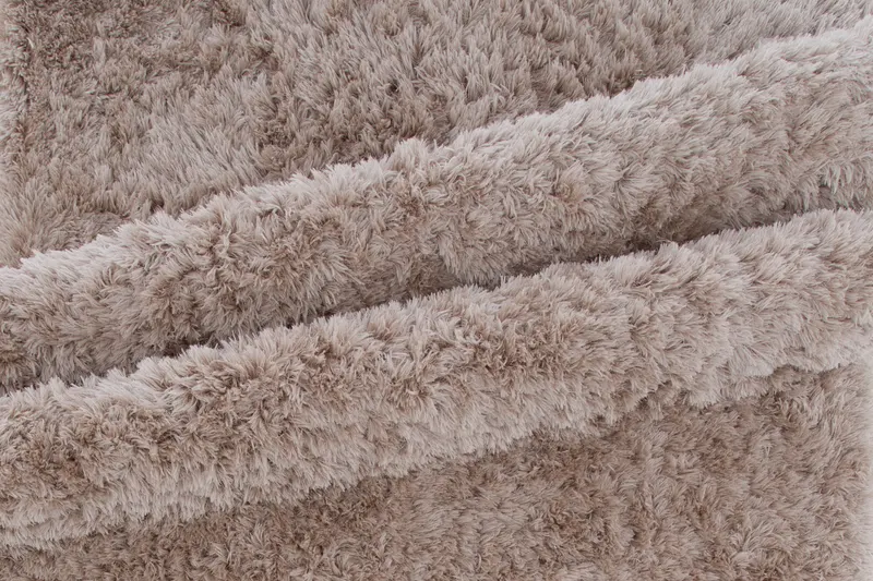 Grace Hochflor-Teppich mit Glanz in 230 × 160 cm, Beige, im Wohnraum, Ansicht 10