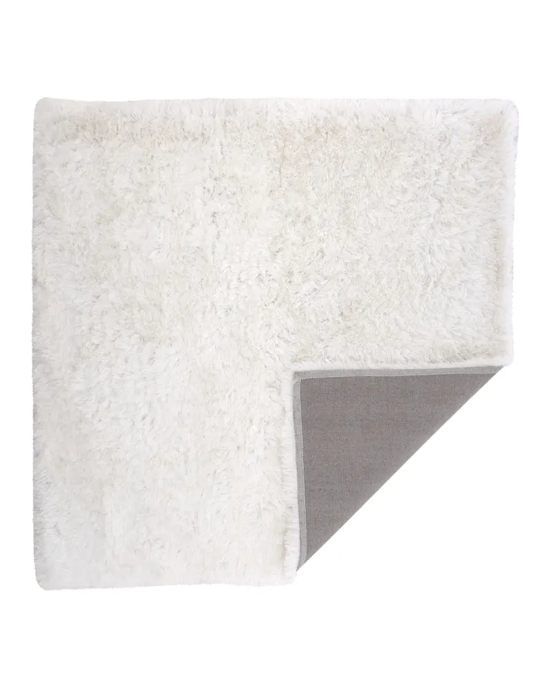 Grace Hochflor-Teppich mit Glanz in 300 × 300 cm, Weiß, Ansicht 2