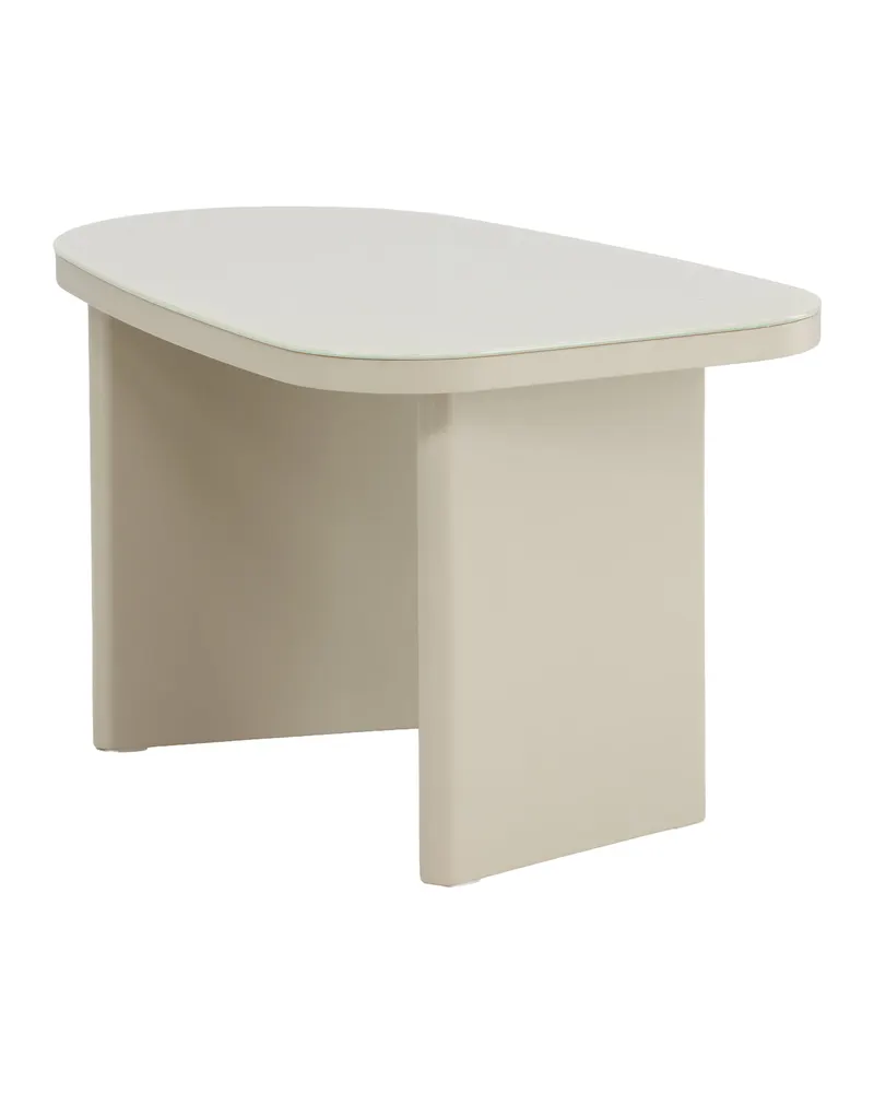 Grönvik Beistelltisch mit abgerundeter Platte in Beige, Ansicht 12