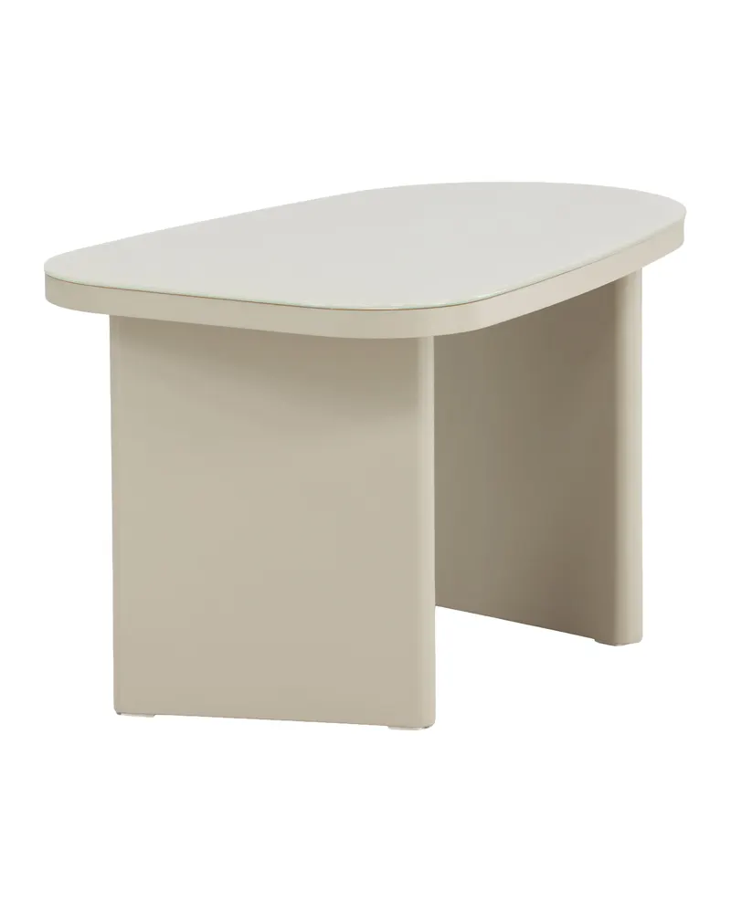 Grönvik Beistelltisch mit abgerundeter Platte in Beige, Ansicht 3