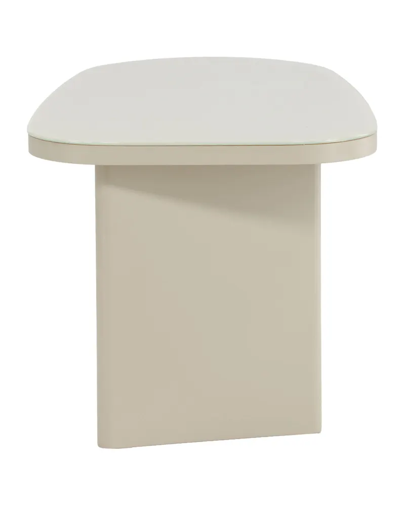 Grönvik Beistelltisch mit abgerundeter Platte in Beige, Ansicht 4