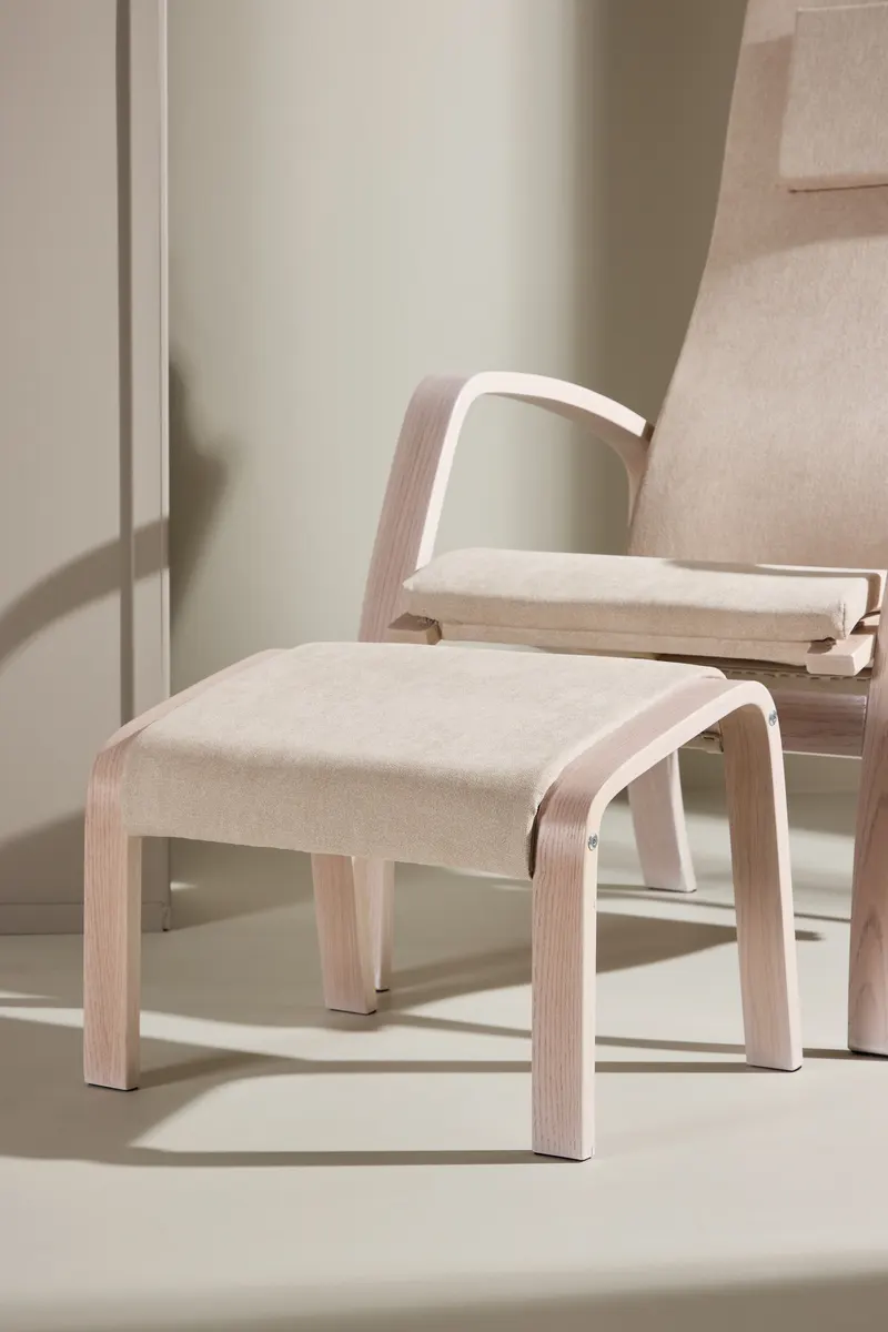 Grötö Sessel mit Fußhocker, im Wohnraum, Ansicht 2