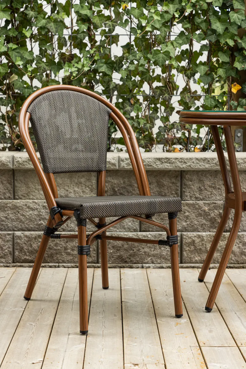 Guarda stapelbarer Bistrostuhl für den Garten, im Wohnraum, Ansicht 1