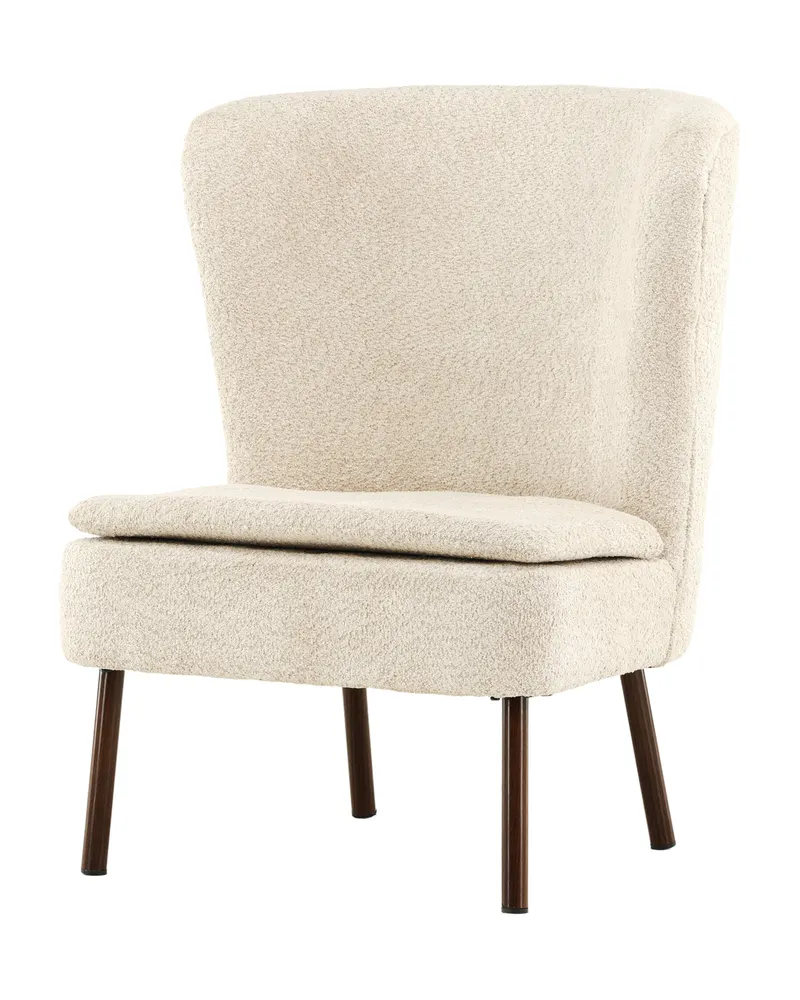 Hällsö Sessel ohne Armlehnen mit Bouclé-Bezug in Beige