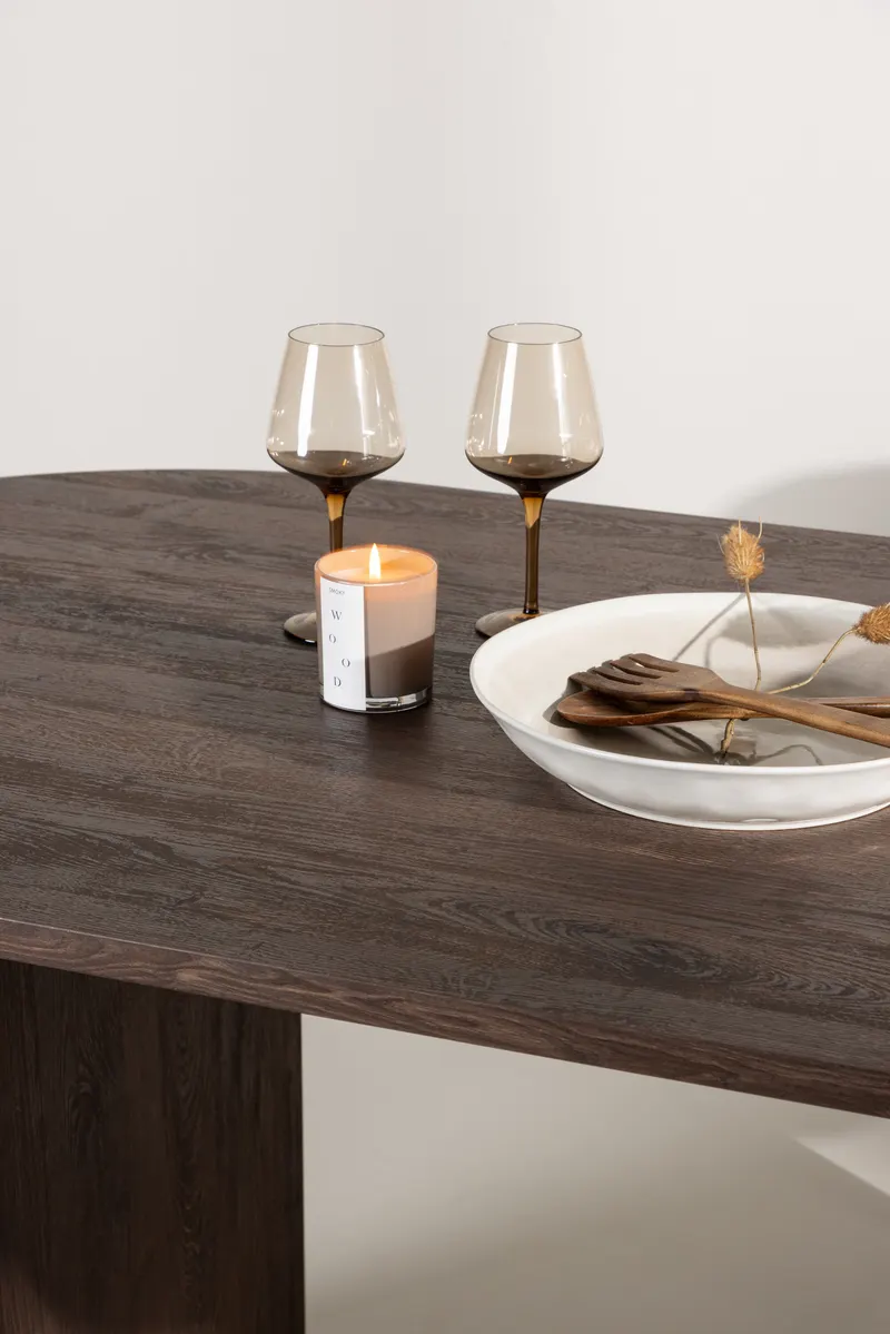 Härön ovaler Esstisch 200 × 90 cm, im Wohnraum, Ansicht 4