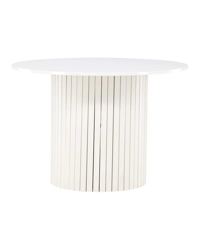 Härön runder Esstisch in Ø 110 cm, Weiß, Ansicht 7
