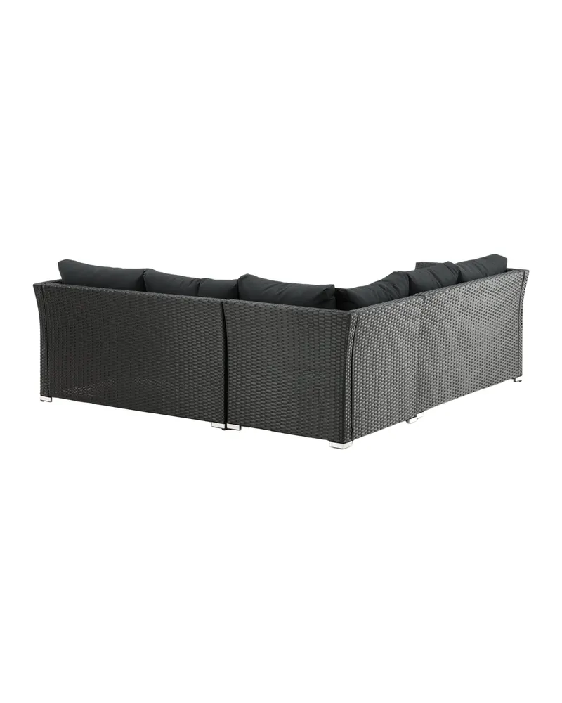 Haiti Gartenlounge aus Polyrattan mit Ecksofa, Ansicht 5