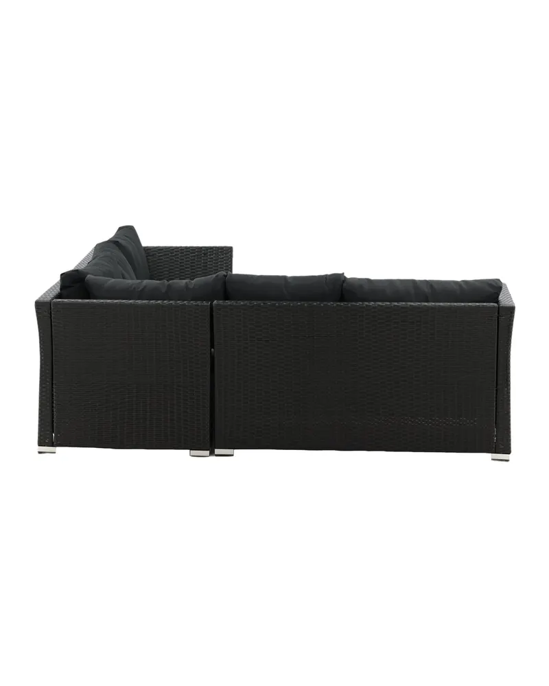 Haiti Gartenlounge aus Polyrattan mit Ecksofa, Ansicht 7