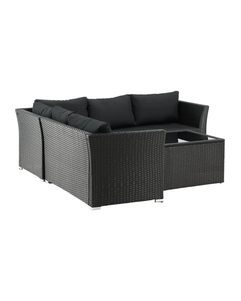 Haiti Gartenlounge aus Polyrattan mit Ecksofa, Ansicht 9