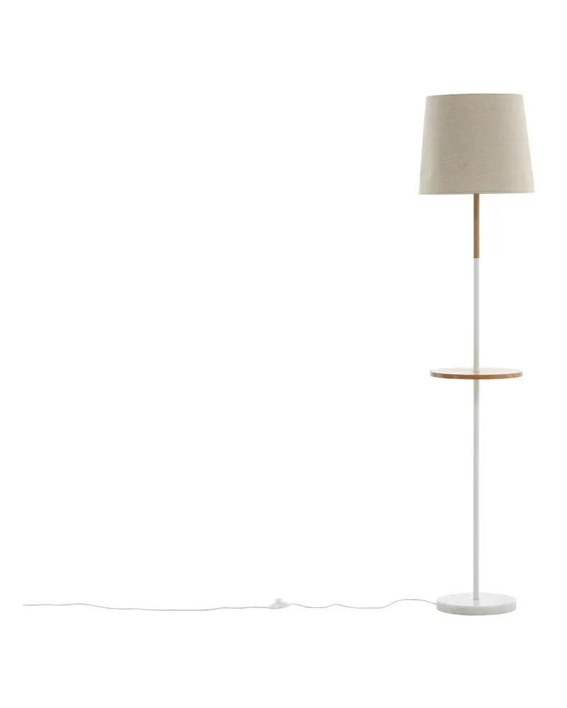 Hattman Stehlampe mit Ablage und Marmorfuß, Ansicht 2