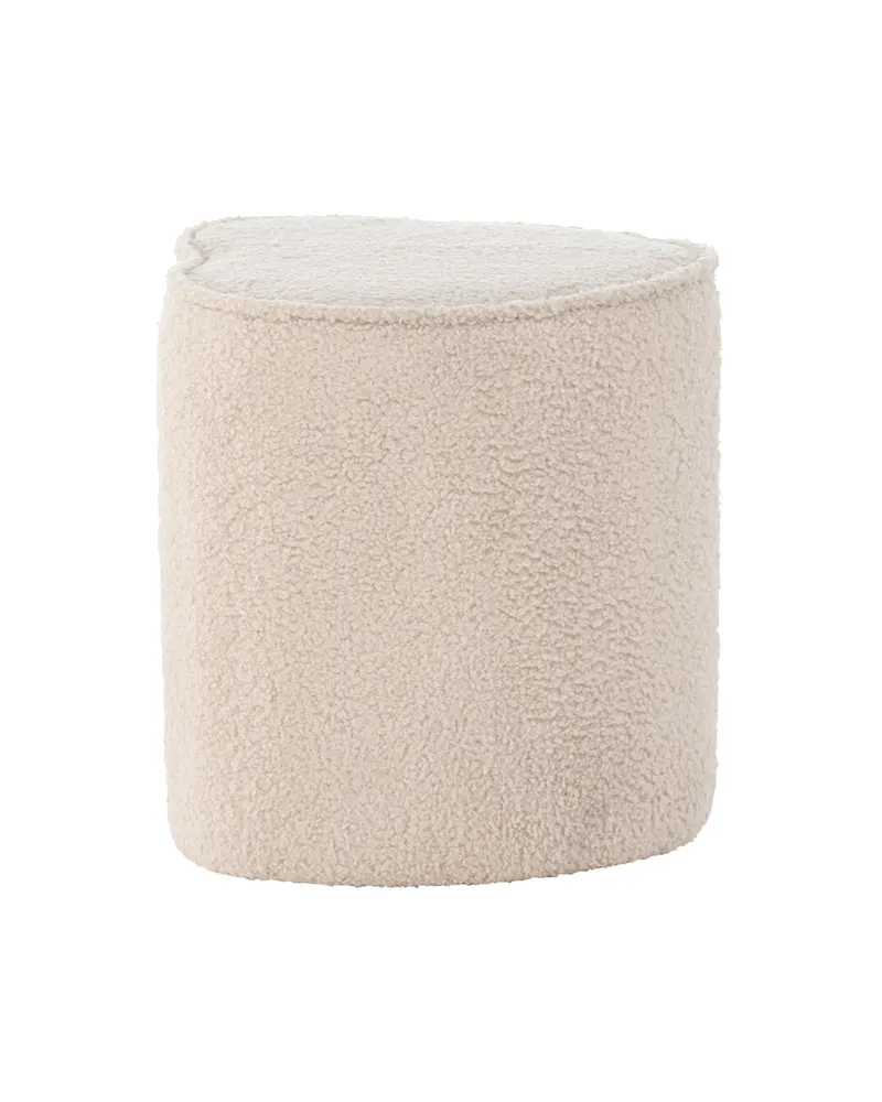 Heart Kinderhocker in Herzform aus Teddystoff, Ansicht 3
