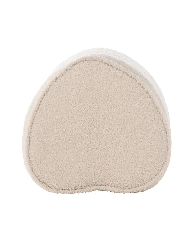 Heart Kinderhocker in Herzform aus Teddystoff, Ansicht 4