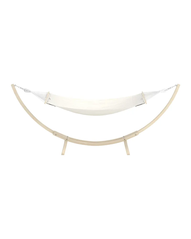 Hedvig Hängematte in Whitewash, Gestell Beige, Baumwolle, Ansicht 2