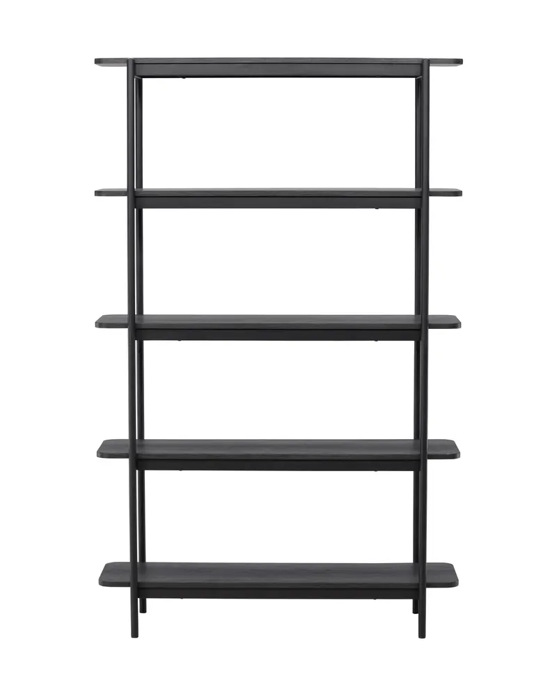 Heim Bücherregal mit Stahlgestell in 40 × 190 × 120 cm, Schwarz, Ansicht 10