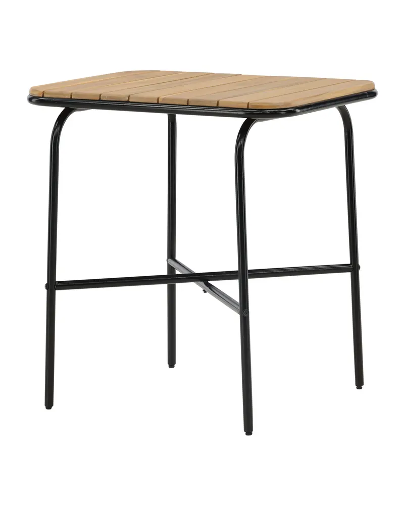 Holmbeck Balkontisch mit gerippter Akazienplatte, Ansicht 4
