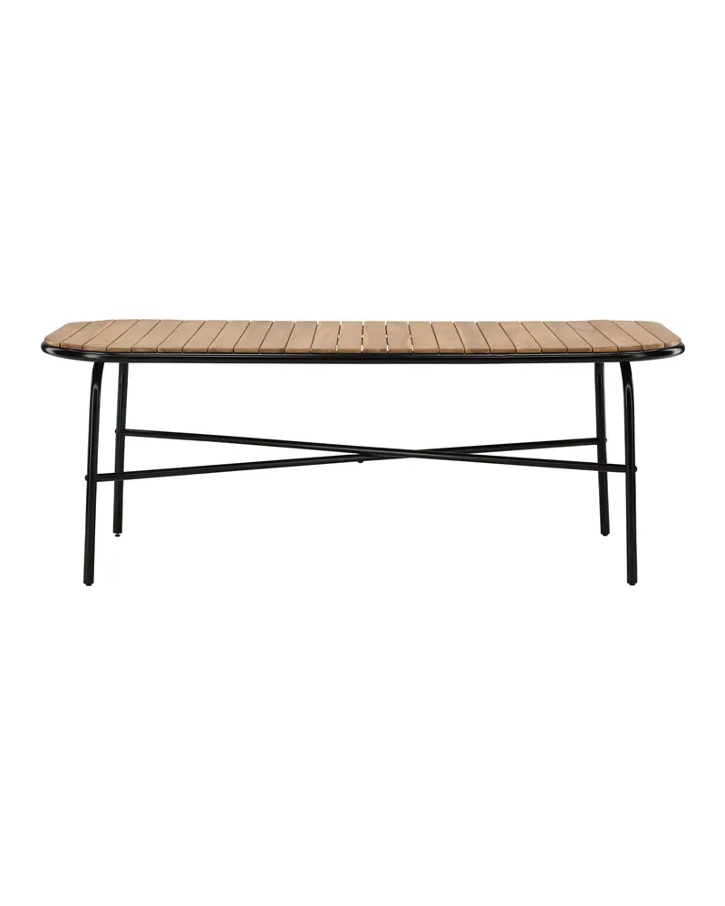 Holmbeck Gartentisch aus Akazie mit Stahlgestell, Ansicht 9