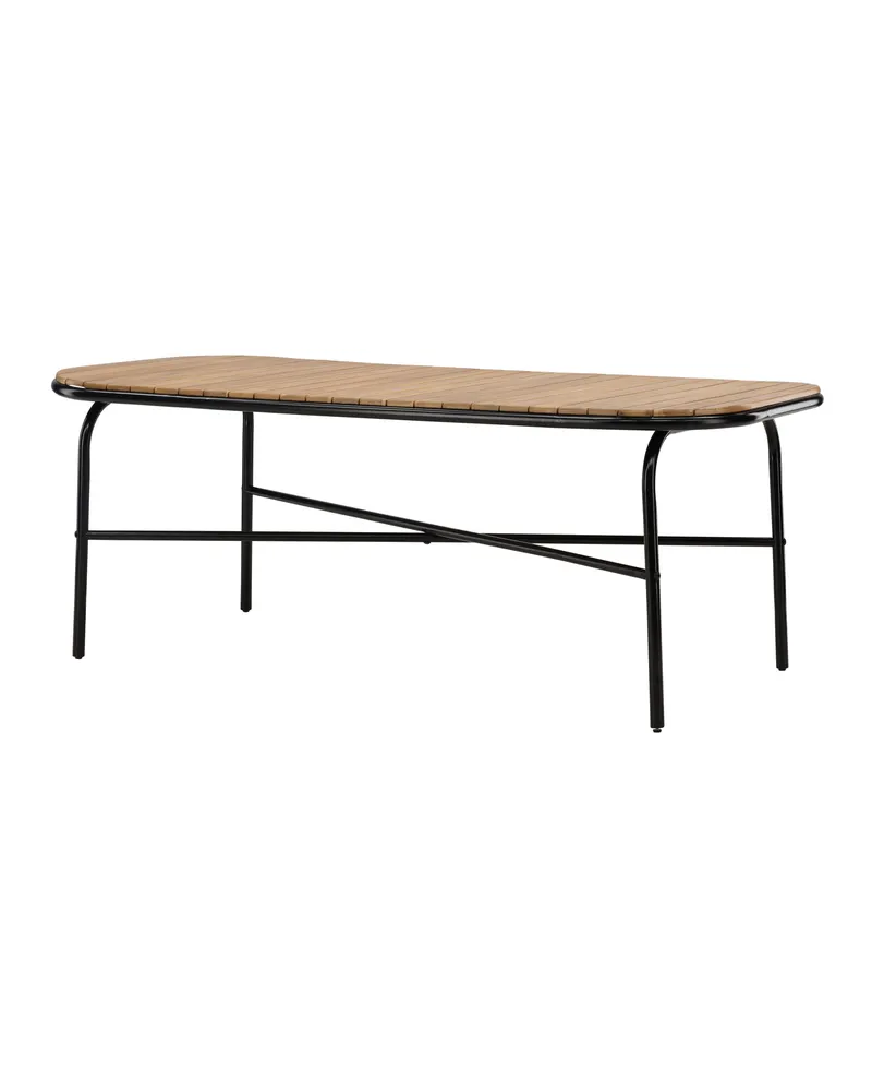 Holmbeck Gartentisch aus Akazie mit Stahlgestell, Ansicht 4