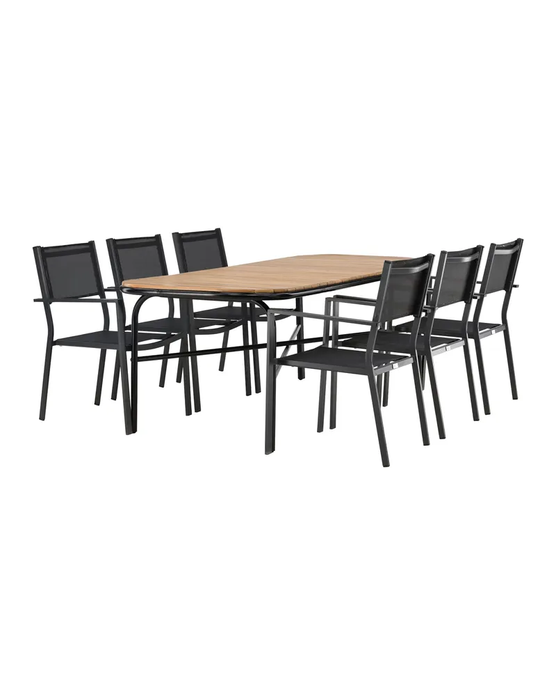 Holmbeck & Copacabana Gartenmöbel-Set mit 6 Stühlen, Ansicht 7