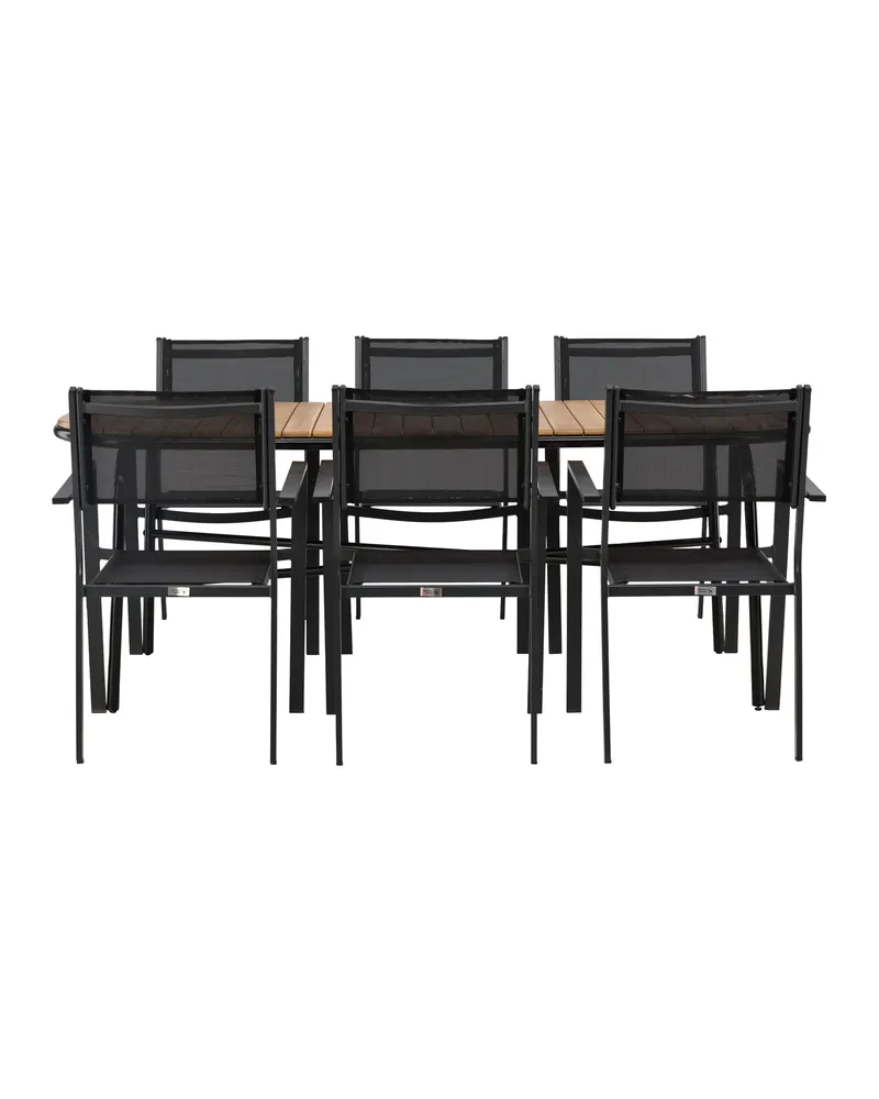 Holmbeck & Copacabana Gartenmöbel-Set mit 6 Stühlen, Ansicht 9