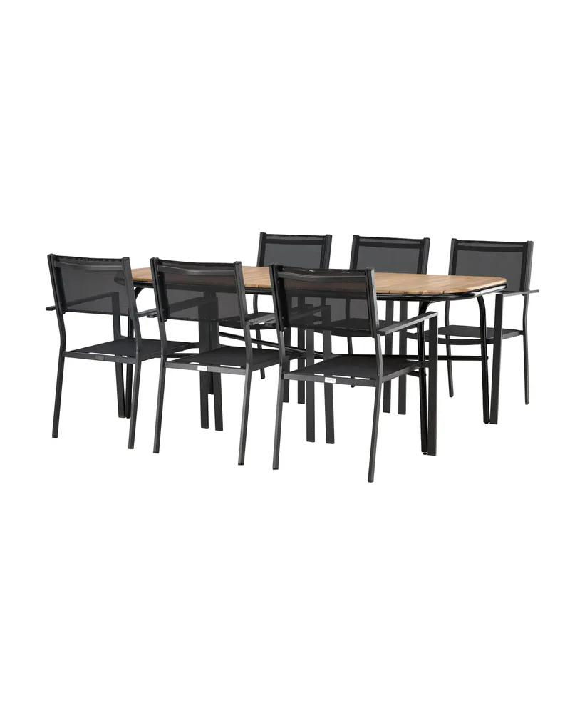 Holmbeck & Copacabana Gartenmöbel-Set mit 6 Stühlen, Ansicht 10