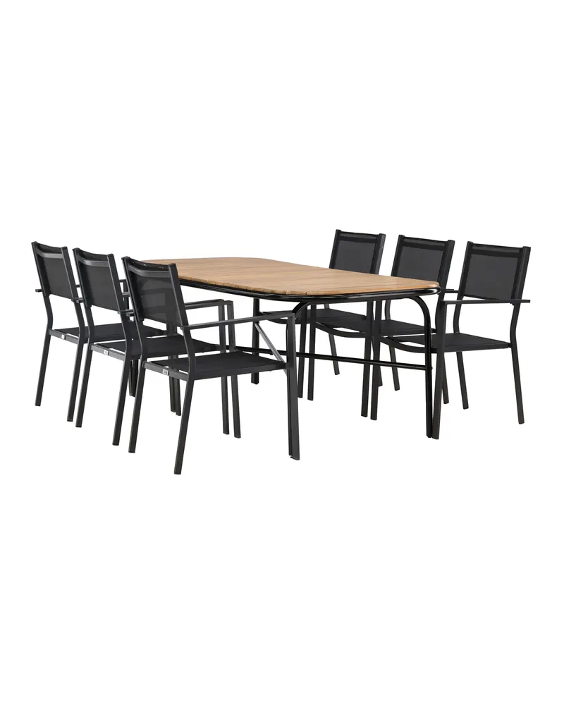 Holmbeck & Copacabana Gartenmöbel-Set mit 6 Stühlen, Ansicht 11