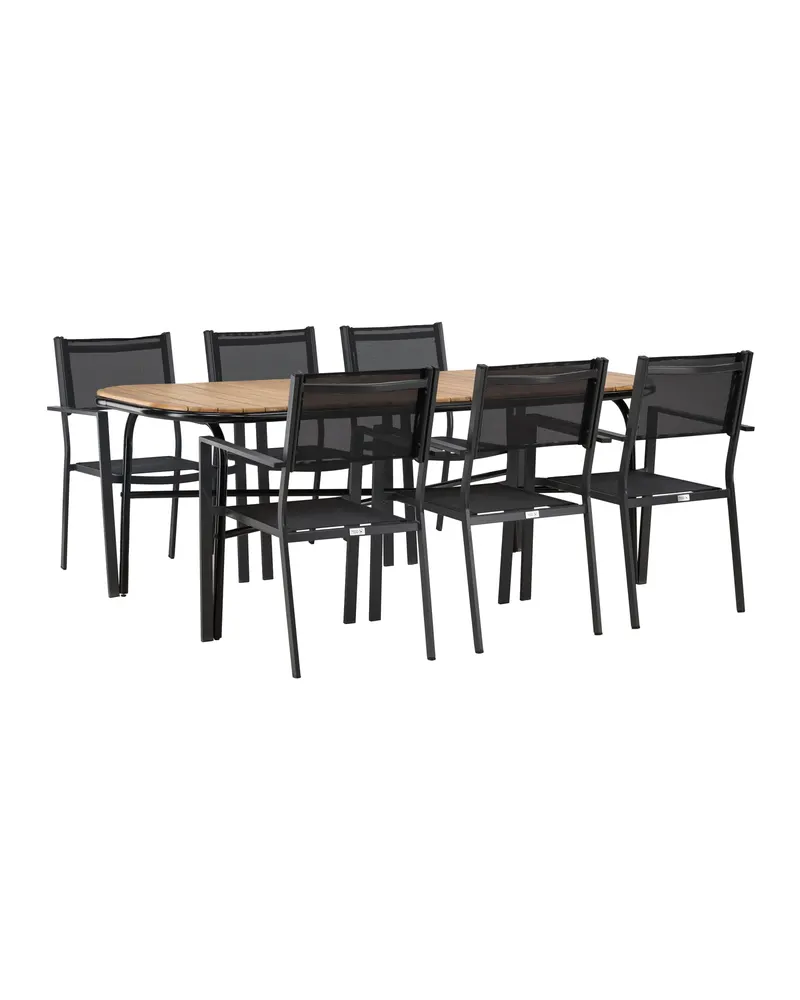 Holmbeck & Copacabana Gartenmöbel-Set mit 6 Stühlen, Ansicht 12