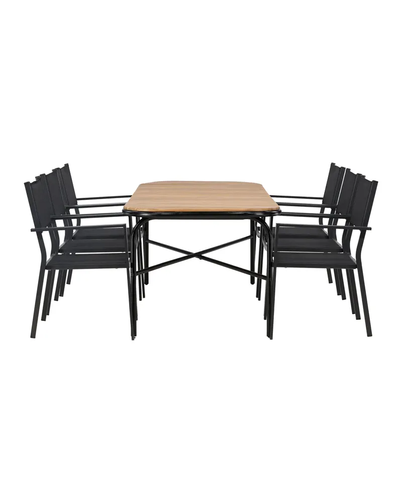 Holmbeck & Copacabana Gartenmöbel-Set mit 6 Stühlen, Ansicht 2