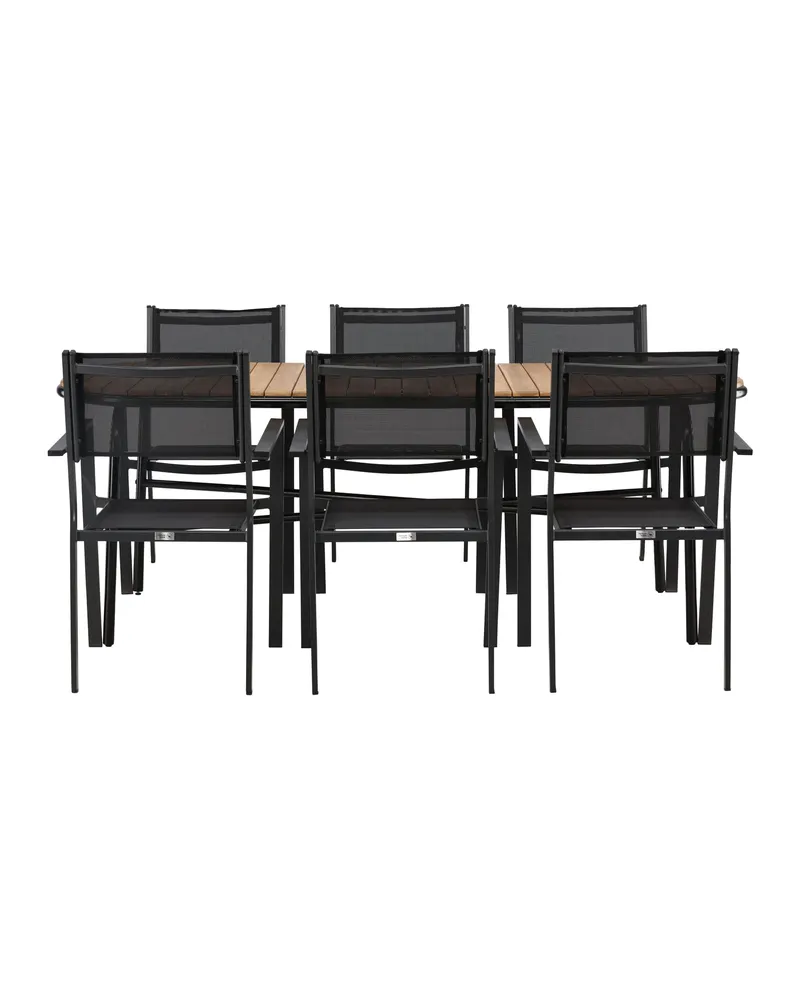 Holmbeck & Copacabana Gartenmöbel-Set mit 6 Stühlen, Ansicht 4
