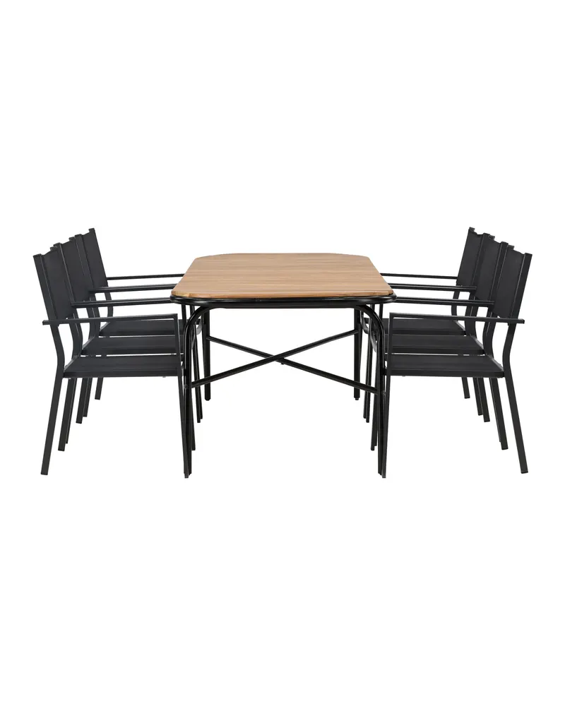 Holmbeck & Copacabana Gartenmöbel-Set mit 6 Stühlen, Ansicht 6