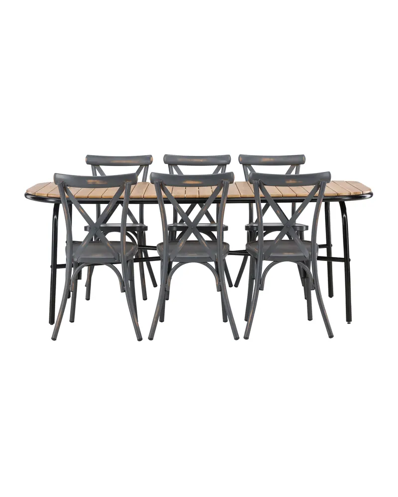 Holmbeck & Tablas Gartenmöbel-Set mit 6 Stühlen, Ansicht 9
