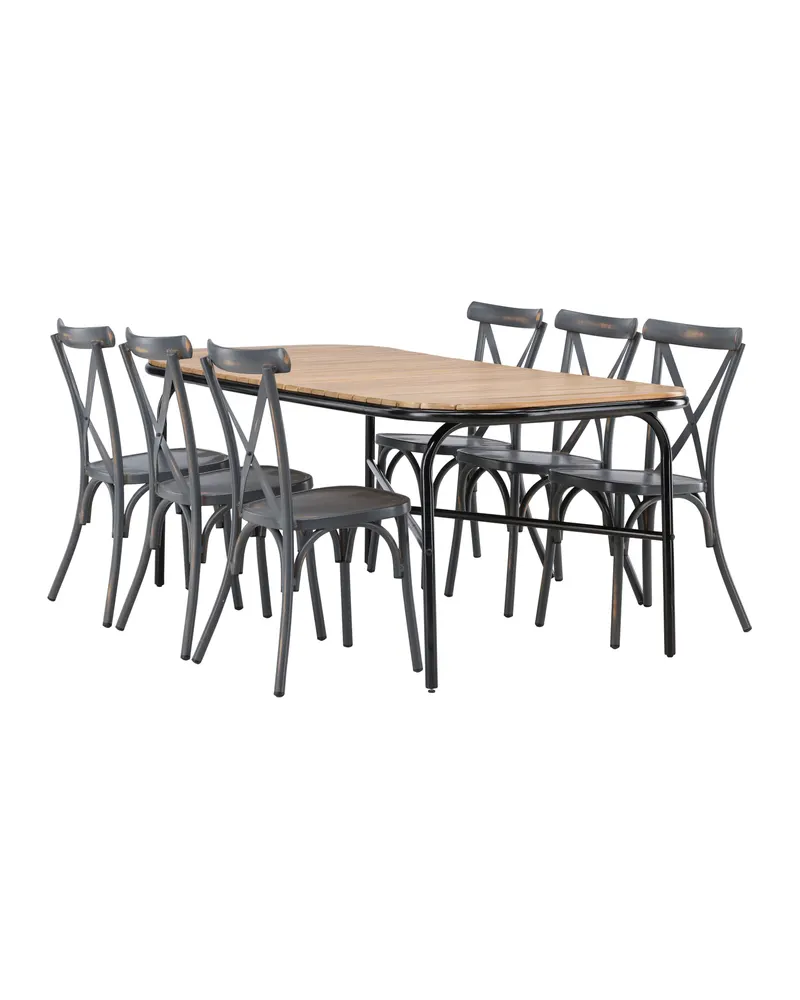 Holmbeck & Tablas Gartenmöbel-Set mit 6 Stühlen, Ansicht 11