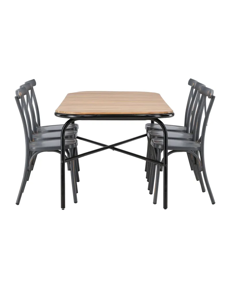 Holmbeck & Tablas Gartenmöbel-Set mit 6 Stühlen, Ansicht 2