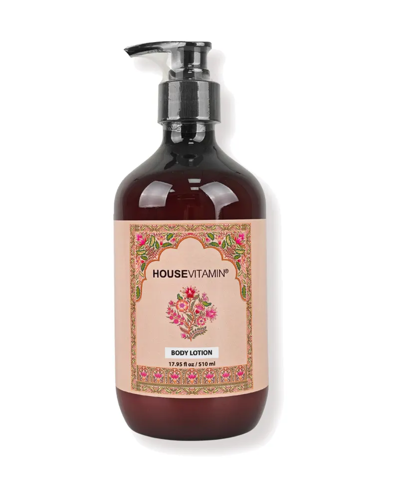 Vegane Bodylotion Amber mit Pumpflasche, 510 ml von Housevitamin, Ansicht 1