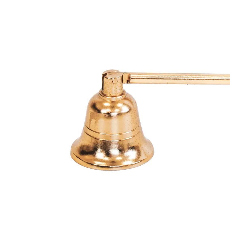 Kerzenlöscher mit Insektenmotiv aus Aluminium, goldfarben von Housevitamin in goldfarben, 26 × 4 × 5 cm, Ansicht 2