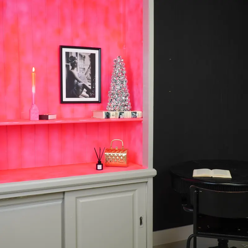 Disco-Weihnachtsbaum aus Kunststoff in Silber von Housevitamin in Silber, 20 × 19 × 42 cm, Ansicht 2