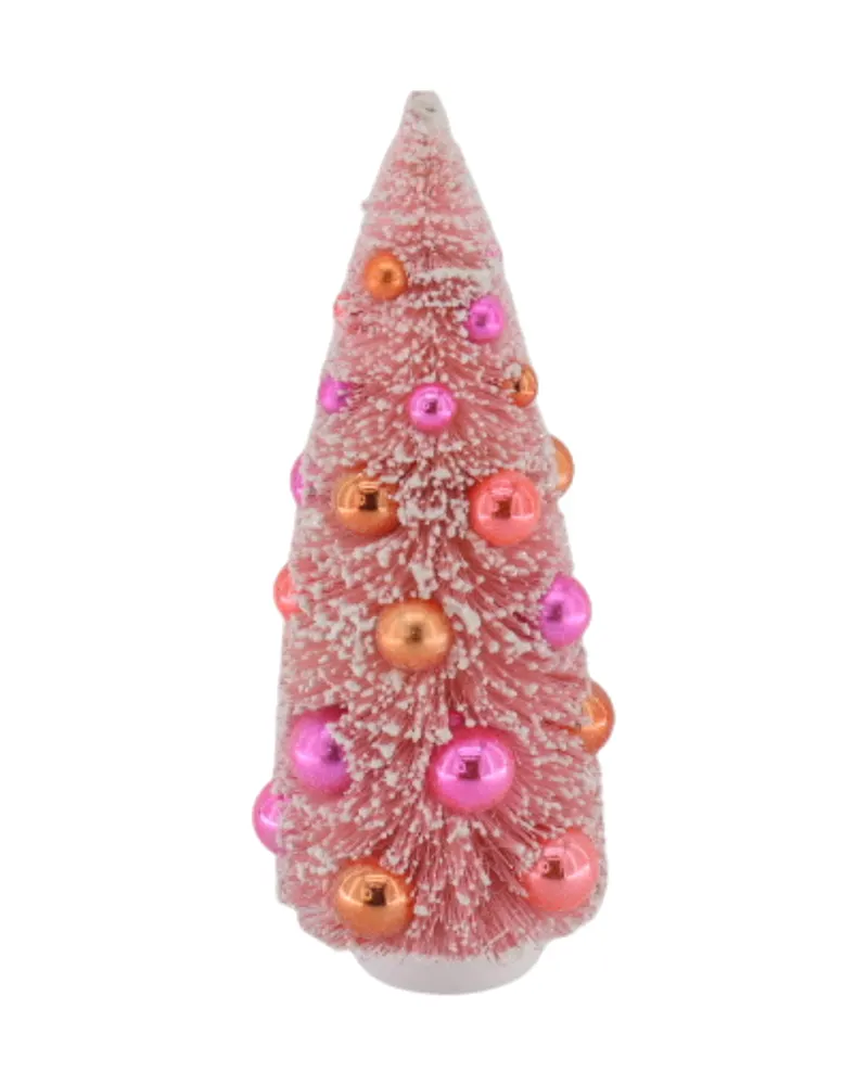 Künstlicher Weihnachtsbaum aus Sisal und Kunststoff von Housevitamin in Pink, Ansicht 1