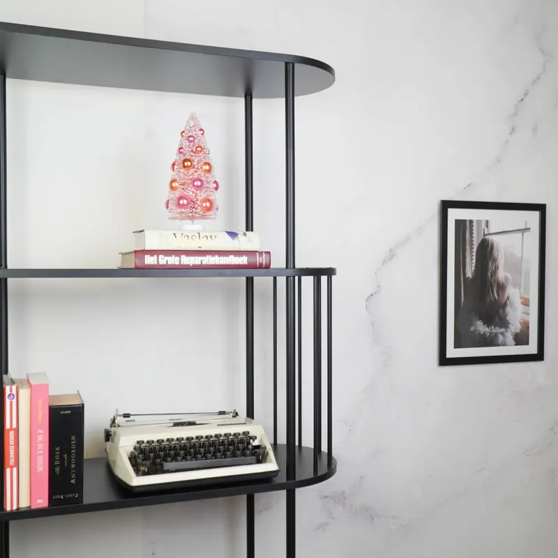 Künstlicher Weihnachtsbaum aus Sisal und Kunststoff von Housevitamin in Pink, Ansicht 4