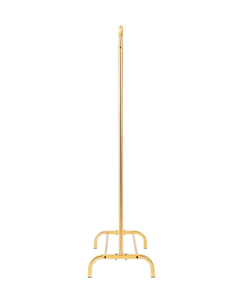 Metall-Garderobenständer zum Aufhängen von Kleidung von Housevitamin in Gold, 80 × 40 × 150 cm, Ansicht 3
