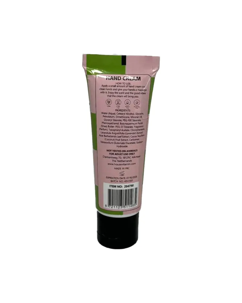 Vegane Handcreme mit Cucumber-Duft in der Mini-Tube von Housevitamin, 30 ml, Ansicht 2