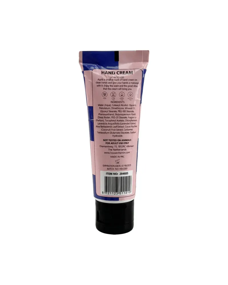 Vegane Handcreme Lemon, Bergamotte & Basilikum in Mini-Tube von Housevitamin, Ansicht 2