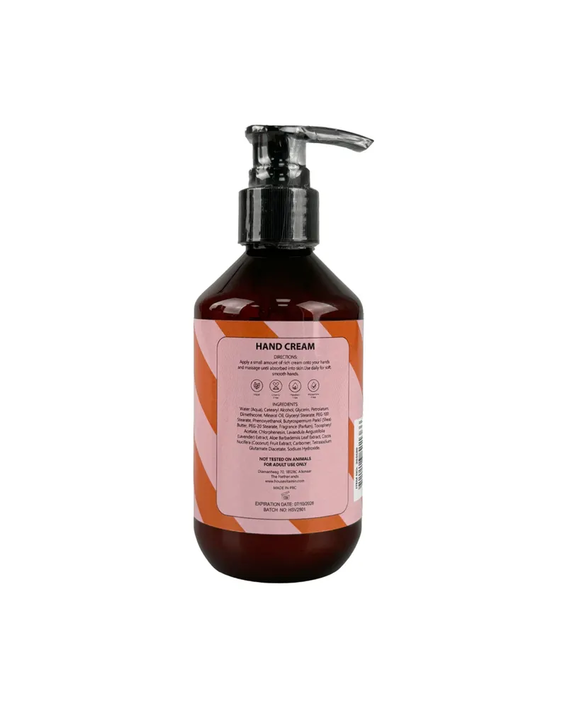 Handcreme mit Grüntee-Duft in einer Pumpflasche von Housevitamin, 5 × 5 × 17 cm, Ansicht 3