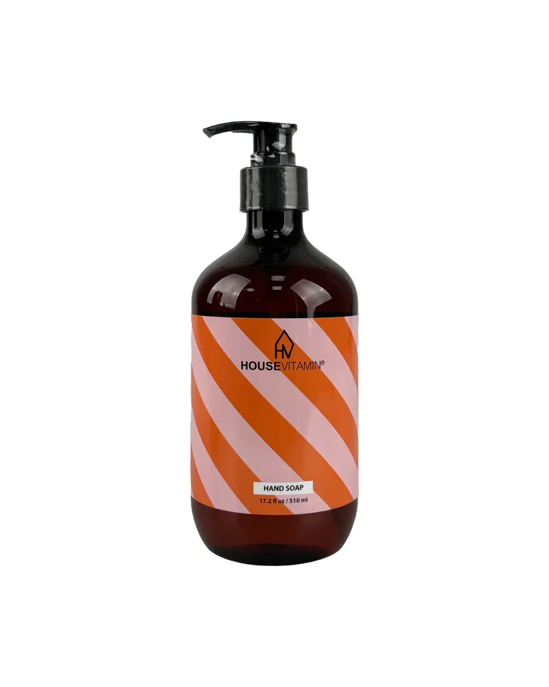 Handseife Green Tea in Kunststoff-Pumpflasche, Braun / Schwarz