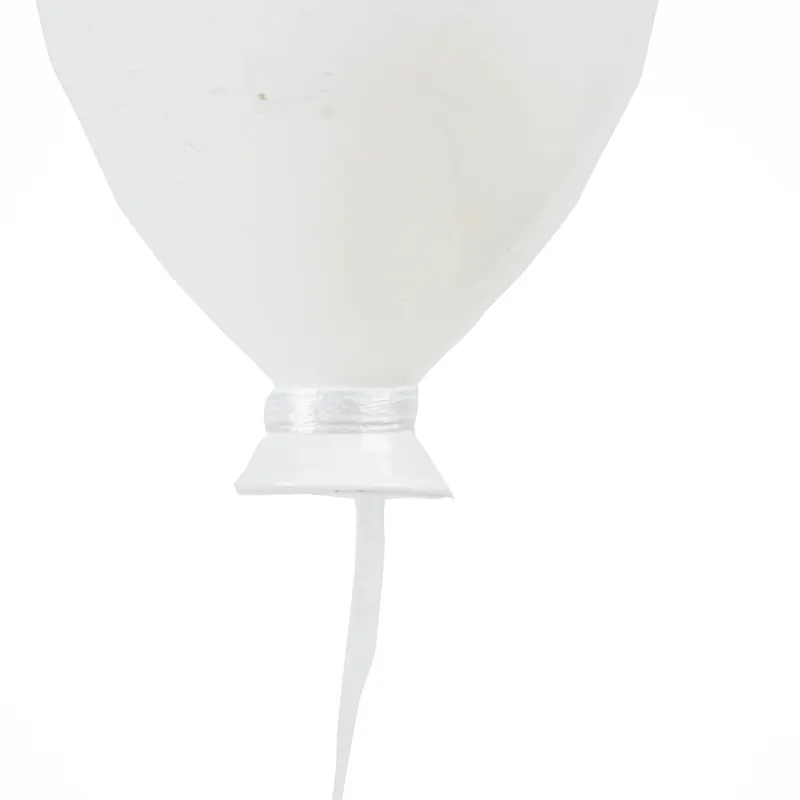 Weihnachtsanhänger Ballon aus Glas mit Satinband von Housevitamin in Weiß, 6,5 × 10,5 cm, Ansicht 4
